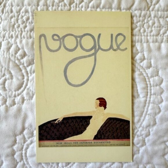 vintage vogue postcard - Picture 1 of 2